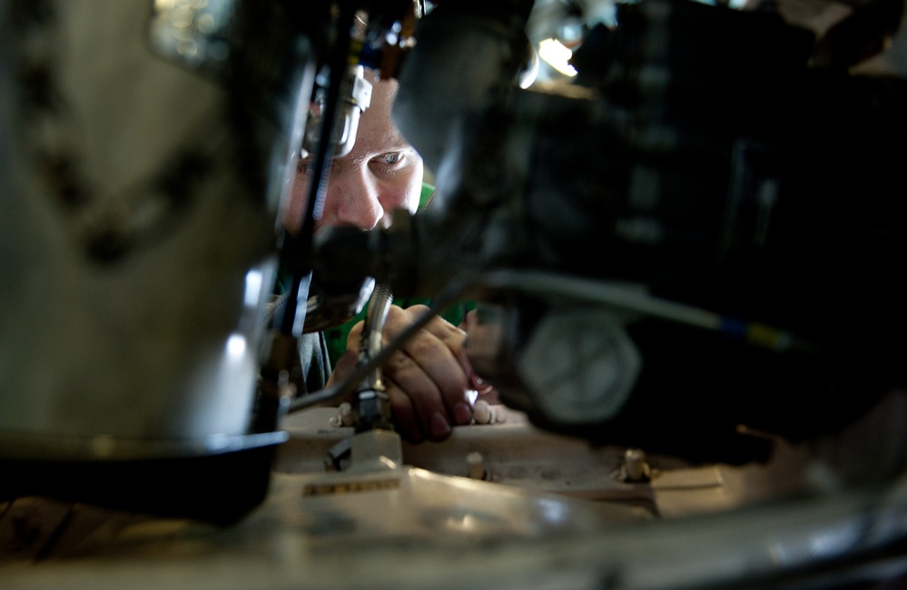 USS John C. Stennis action