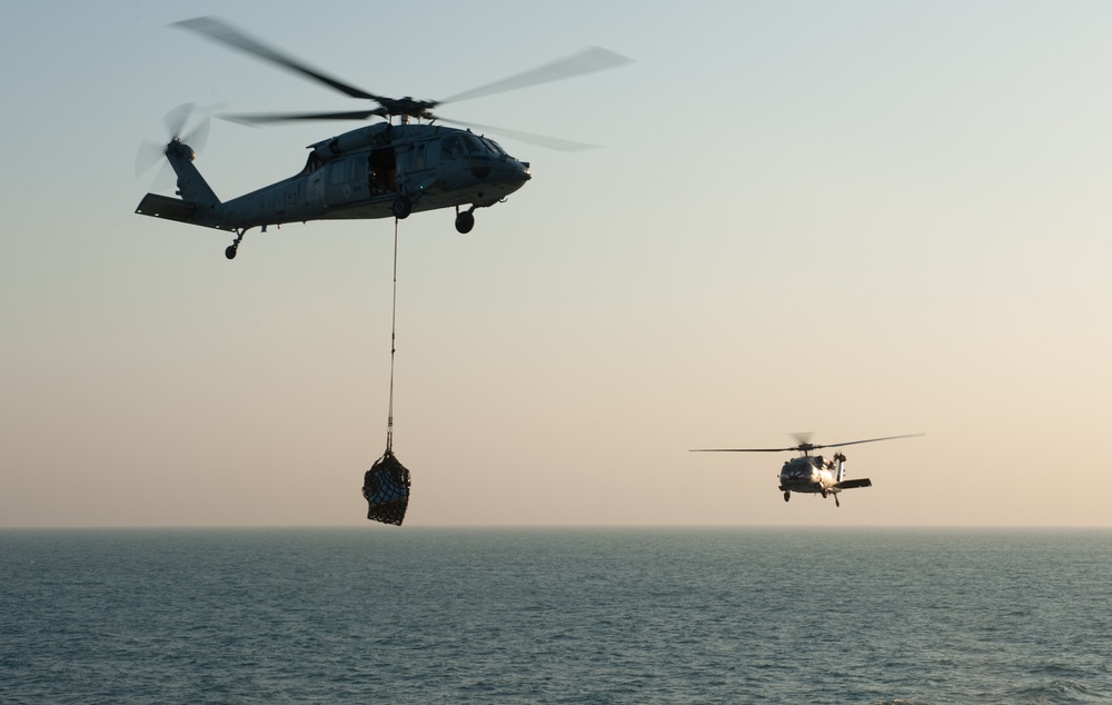 USS John C. Stennis action