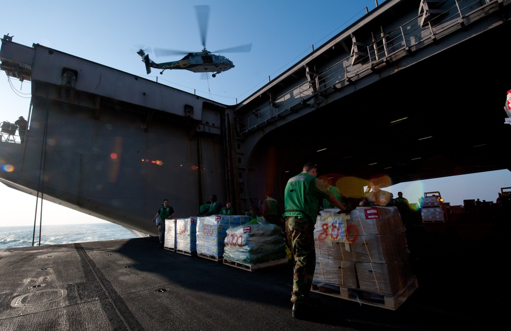 USS John C. Stennis action