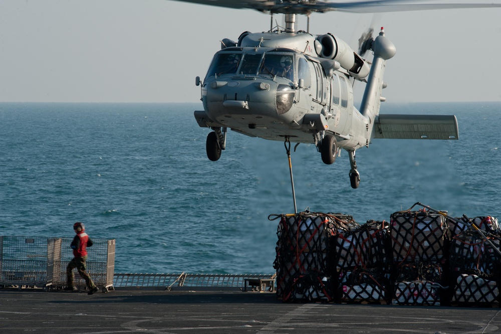 USS John C. Stennis action