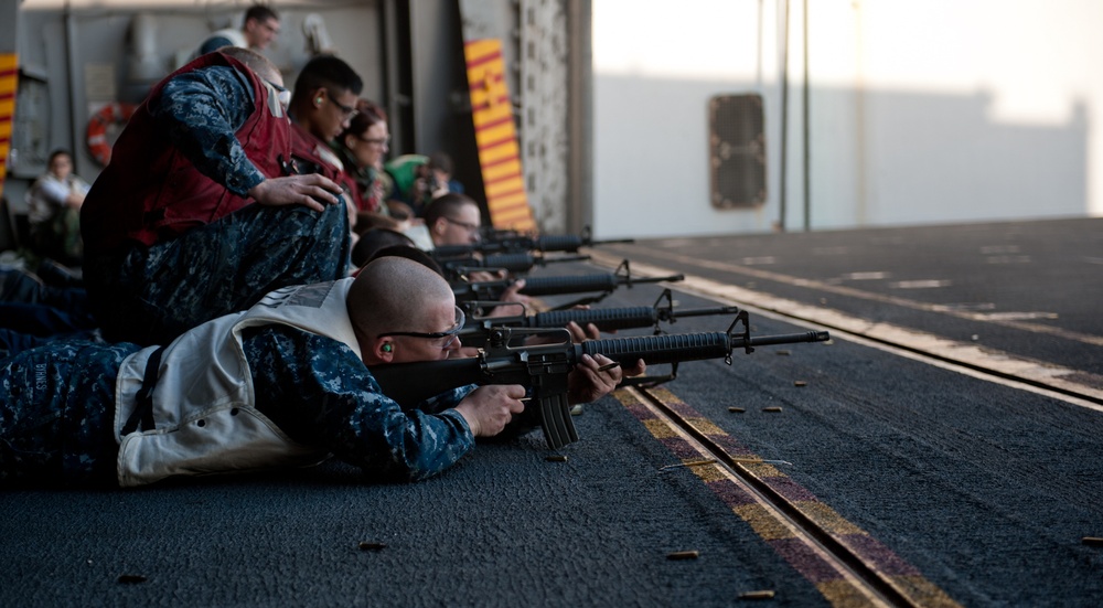 USS John C. Stennis action