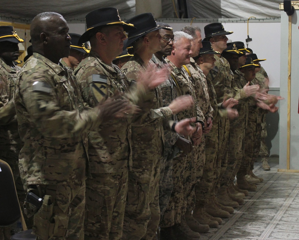 1st Air Cavalry inducts new non-commissioned officers in a time-honored ceremony