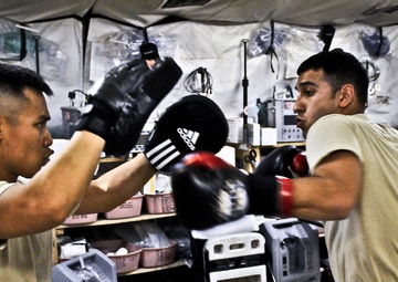 Former boxer fights to save lives in Afghanistan