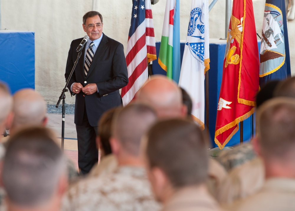 SECDEF visits Camp Lemonnier