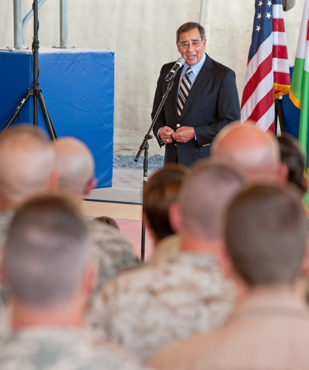 SECDEF visits Camp Lemonnier