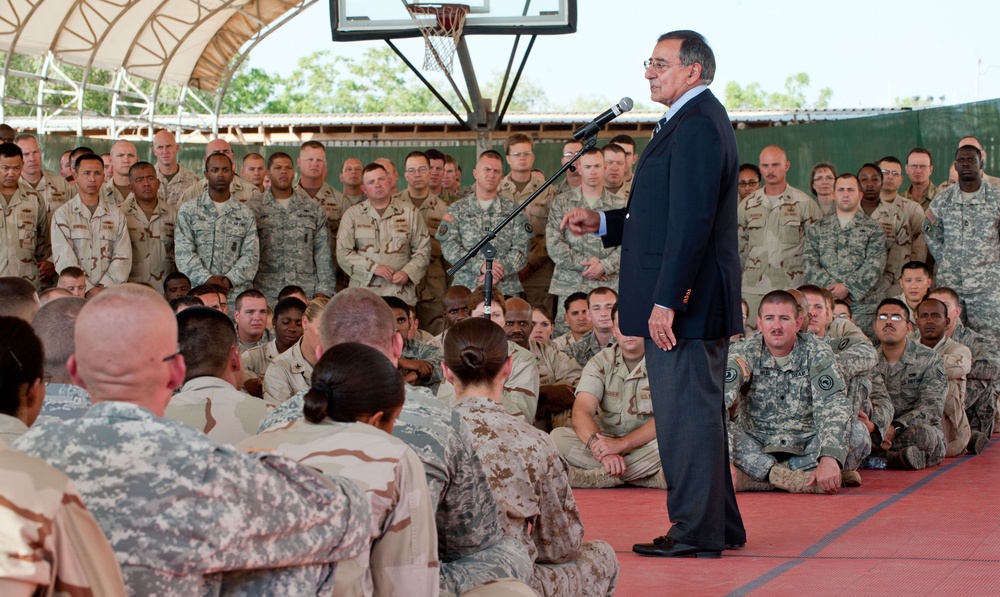 SECDEF visits Camp Lemonnier