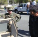 Military policemen take part in Vista parade