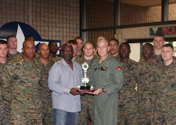 Falcons present CO with source of pride