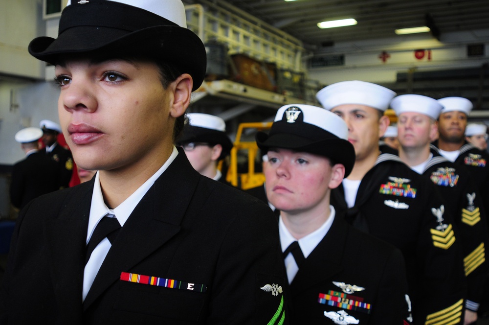 USS Wasp conducts burials at sea