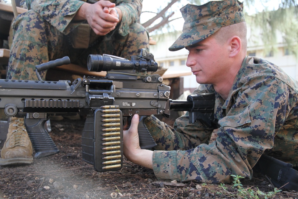 Weapons Company 2/3 Marine Corps Training Area Bellows
