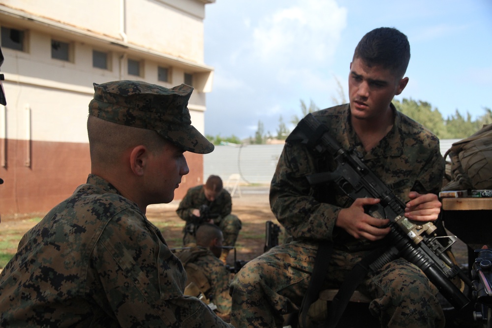 Weapons Company 2/3 Marine Corps Training Area Bellows
