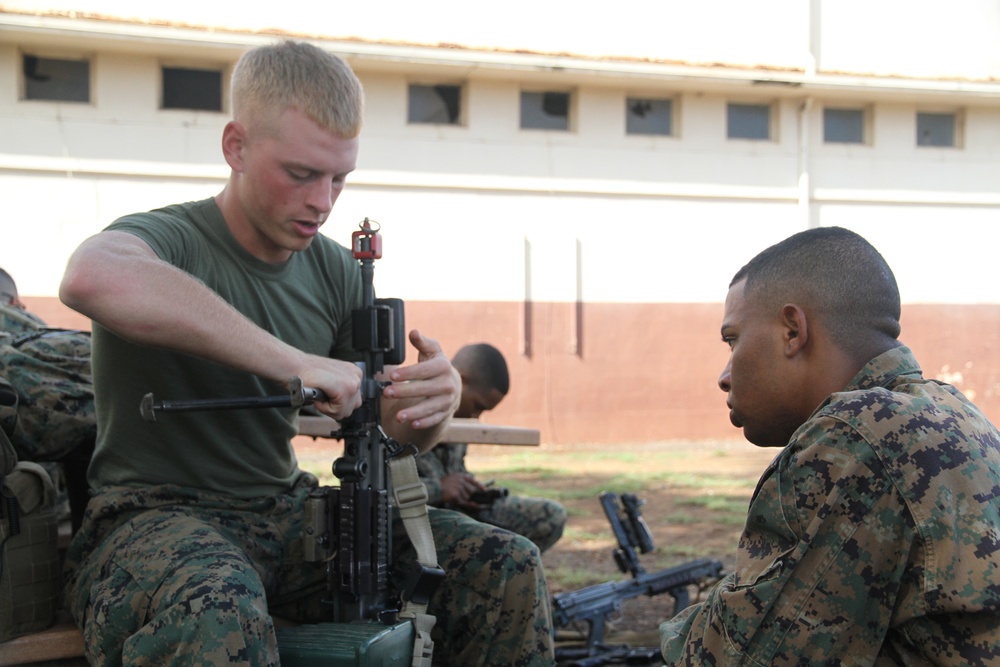Weapons Company 2/3 Marine Corps Training Area Bellows