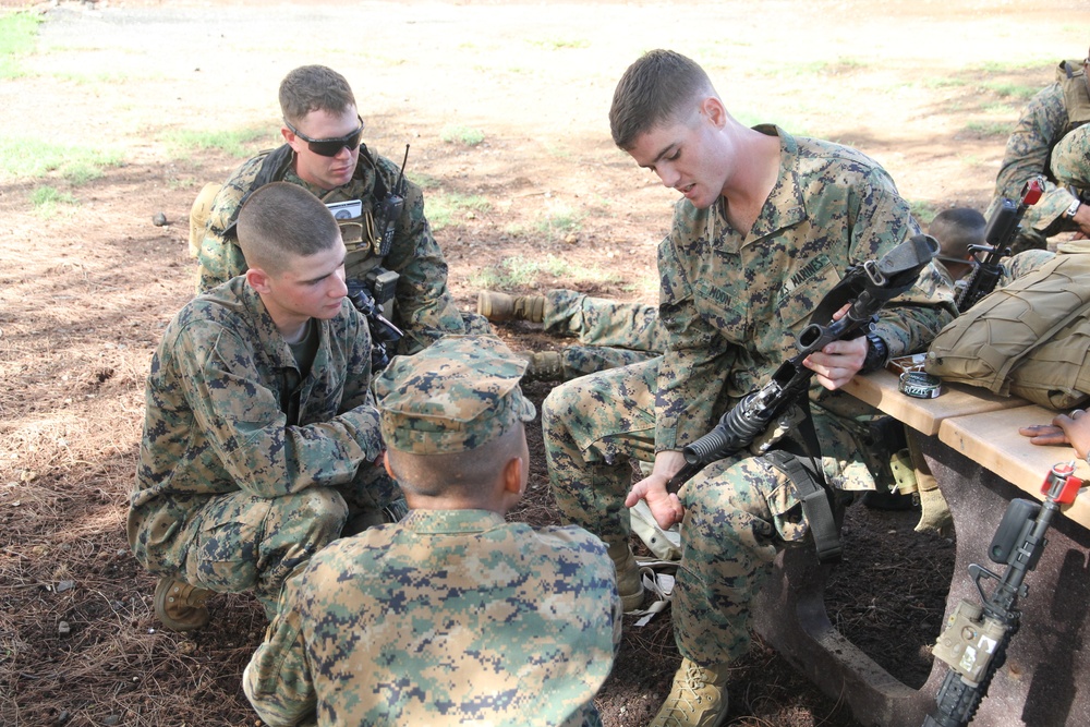 Weapons Company 2/3 Marine Corps Training Area Bellows
