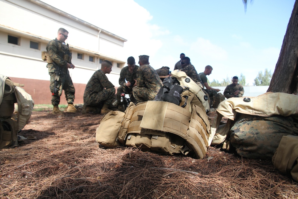 Weapons Company 2/3 Marine Corps Training Area Bellows