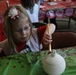 Military families paint the day away