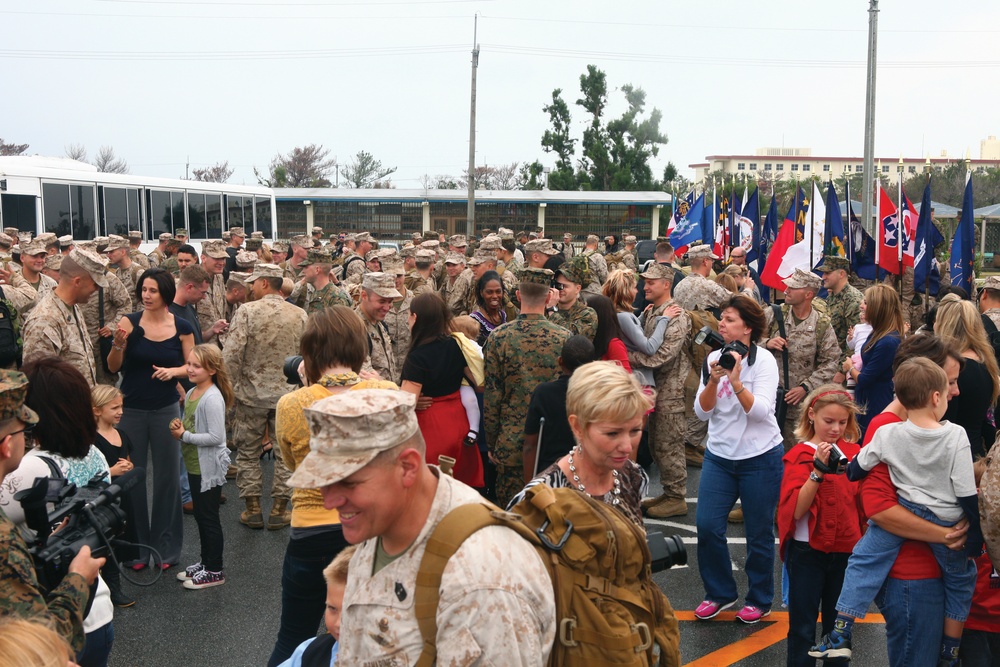 Recon Marines return from Afghanistan