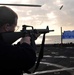 Sailors participate in live-fire qualification aboard USS Mesa Verde