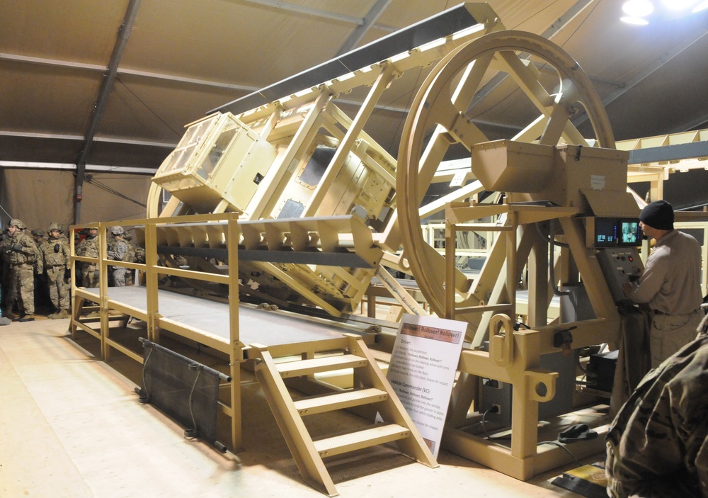 Paratroopers conduct MRAP egress training