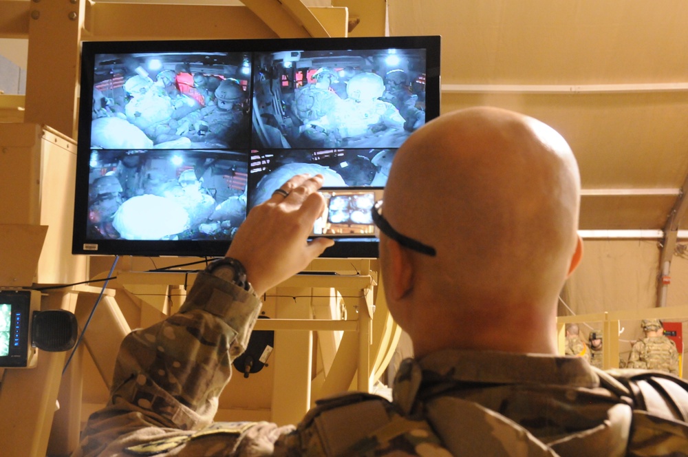 Paratroopers conduct MRAP egress training