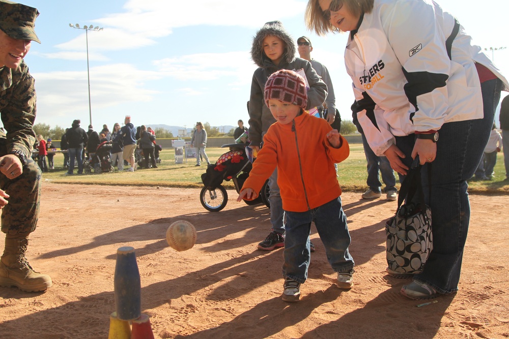 Annual Winter Festival heralds holiday cheer: Combat Center families celebrated the arrival of the holiday season with the installation’s annual Winter Festival at Felix Field.