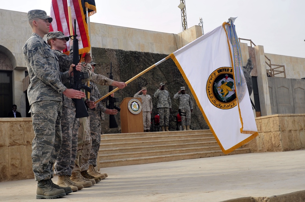 End of Mission Ceremony, Iraq