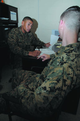Admin specialist earns Marine of the Quarter, credits leadership principle
