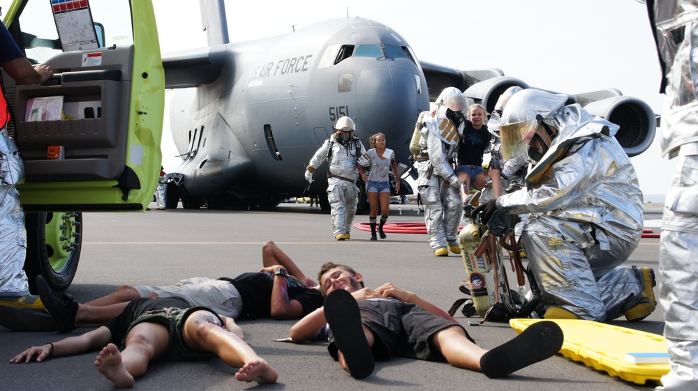Hawaii's Air National Guard Air 204th Airlift Squadron assists in FAA disaster exercise in Kona