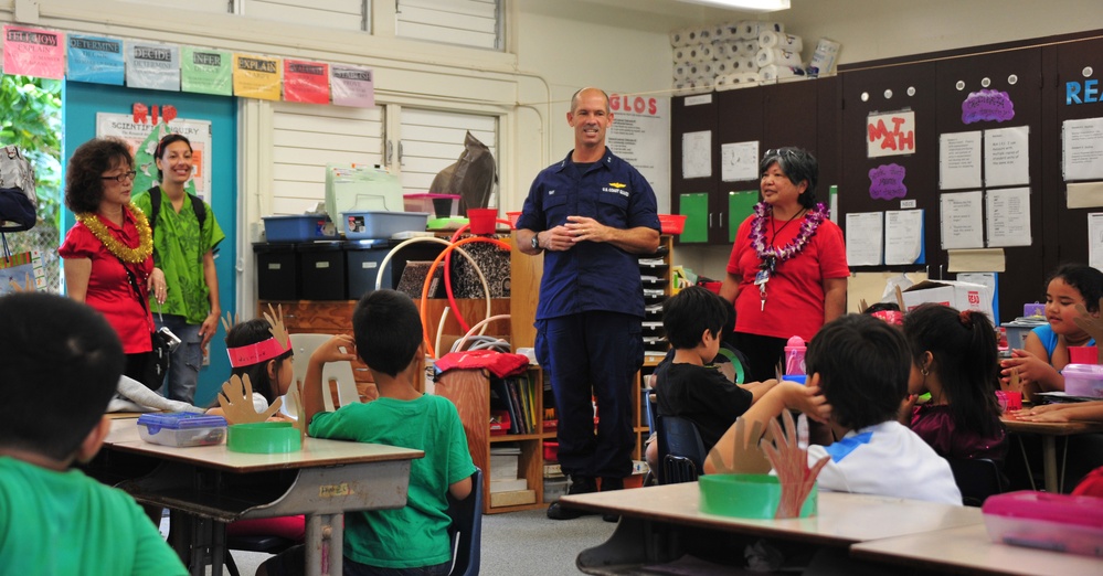 Coast Guard delivers 350 gifts to local elementary school