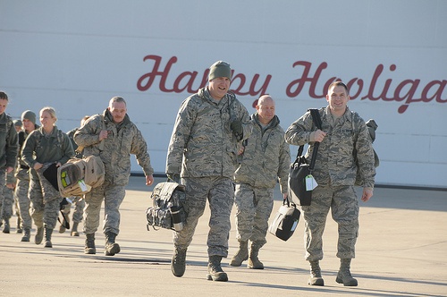 North Dakota Air National Guard engineers leave on 6-month deployment