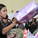 First lady sorts donated toys at JBAB