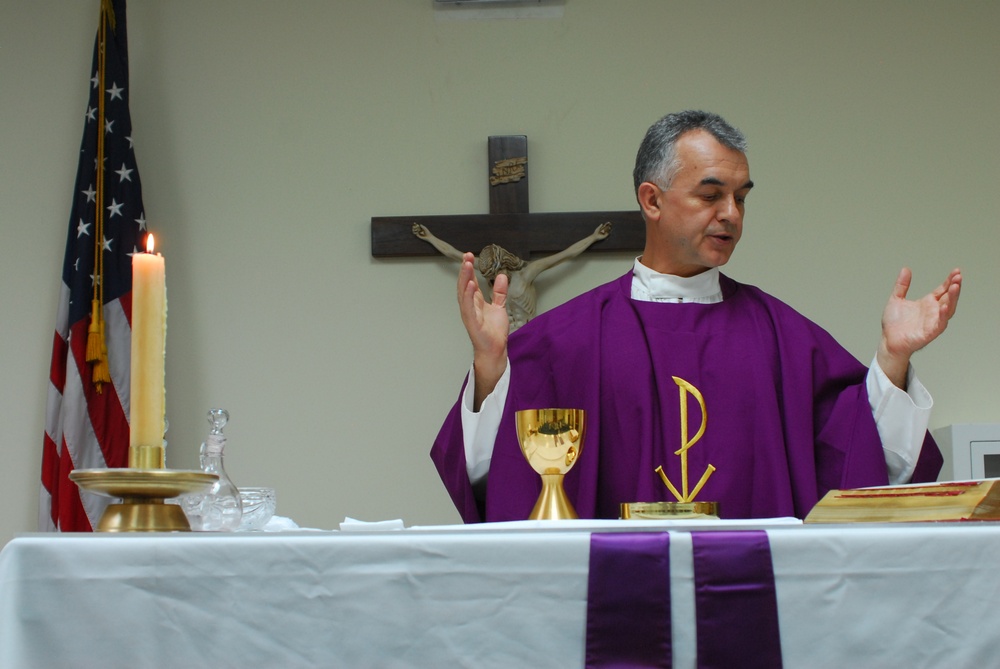 Serving the masses: priest no stranger to transitions