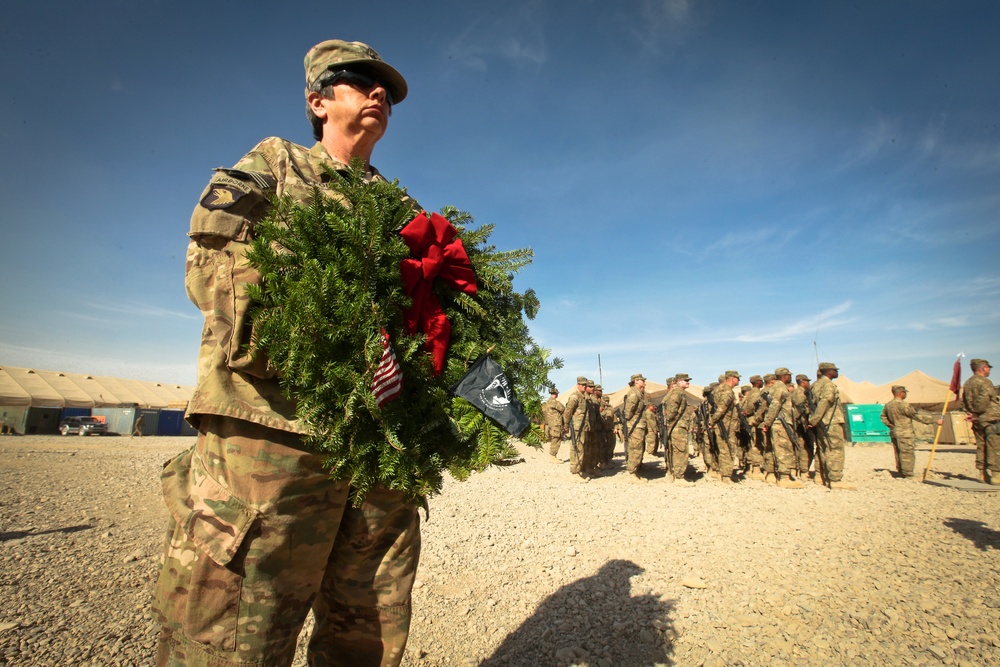 Soldiers offer holiday honors to fallen comrades in Afghanistan