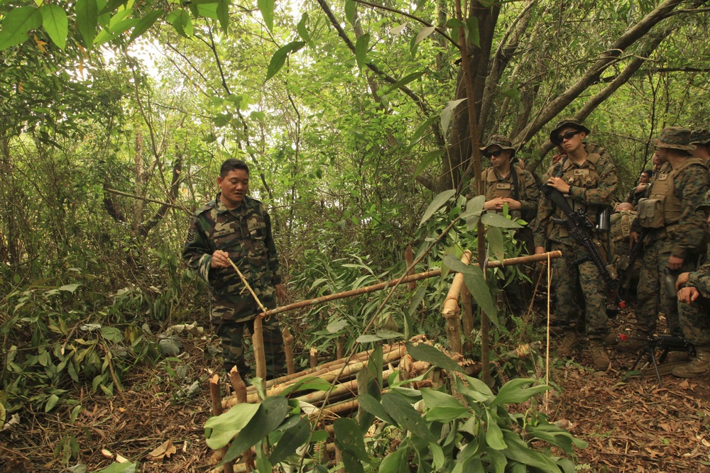 Malaysian jungle training