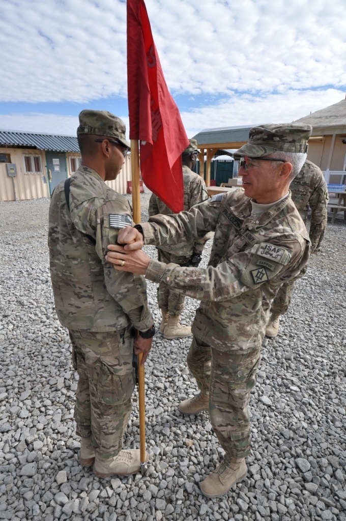 578th Eng. Bn. receives Combat Patch