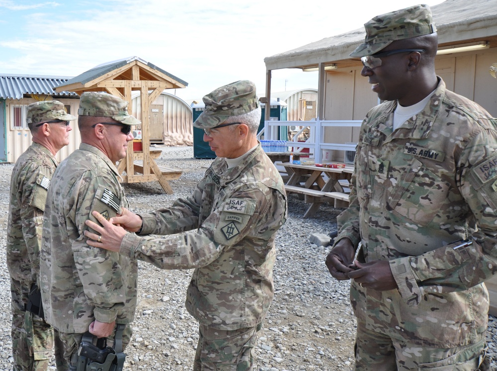 578th Eng. Bn. receives Combat Patch
