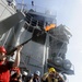 USS Bunker Hill conducts replenishment at sea