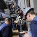 USS Bunker Hill conducts replenishment at sea