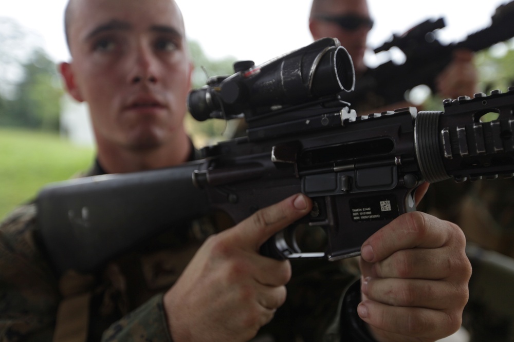 Weapons training in Singapore