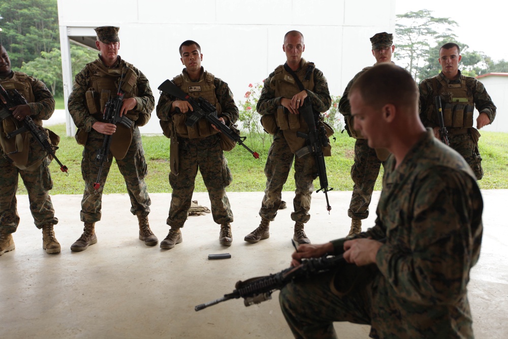 Weapons training in Singapore