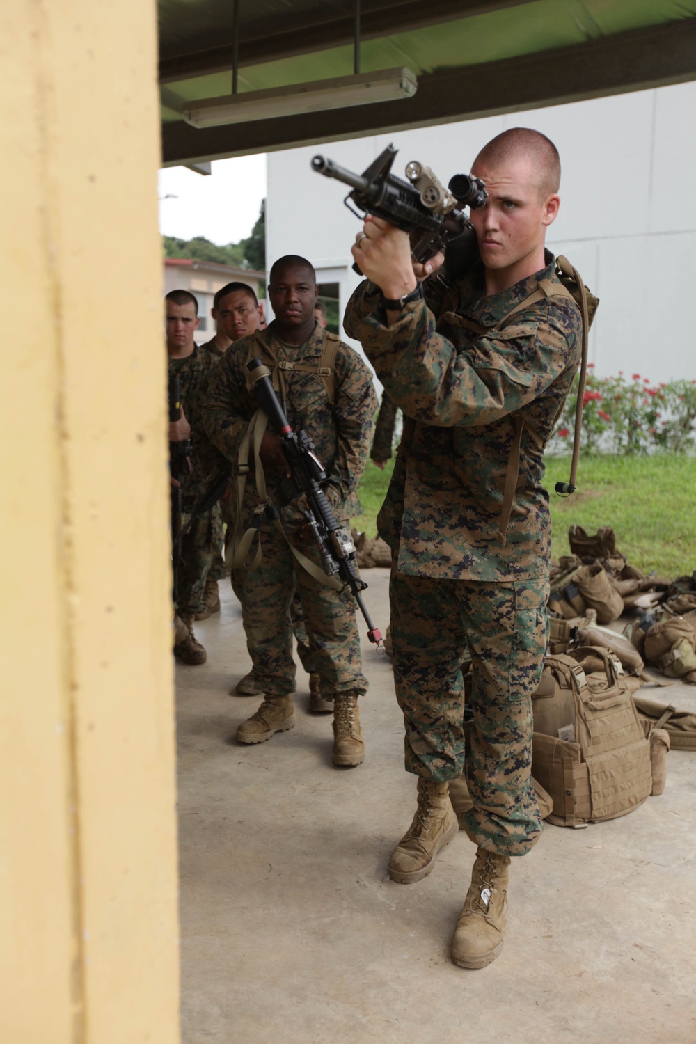 Weapons training in Singapore