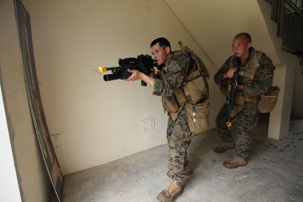 Weapons training in Singapore