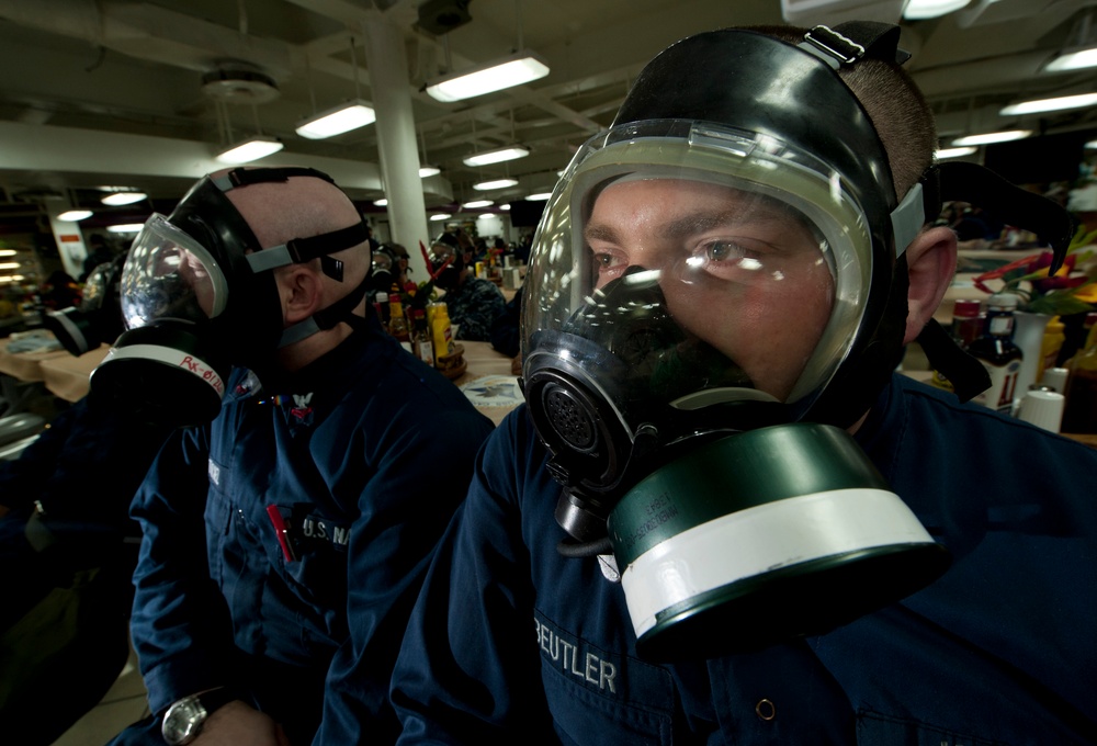 USS Carl Vinson in the Pacific Ocean