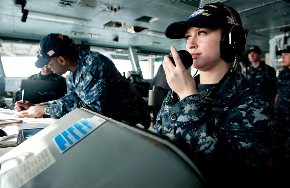 USS John C. Stennis action