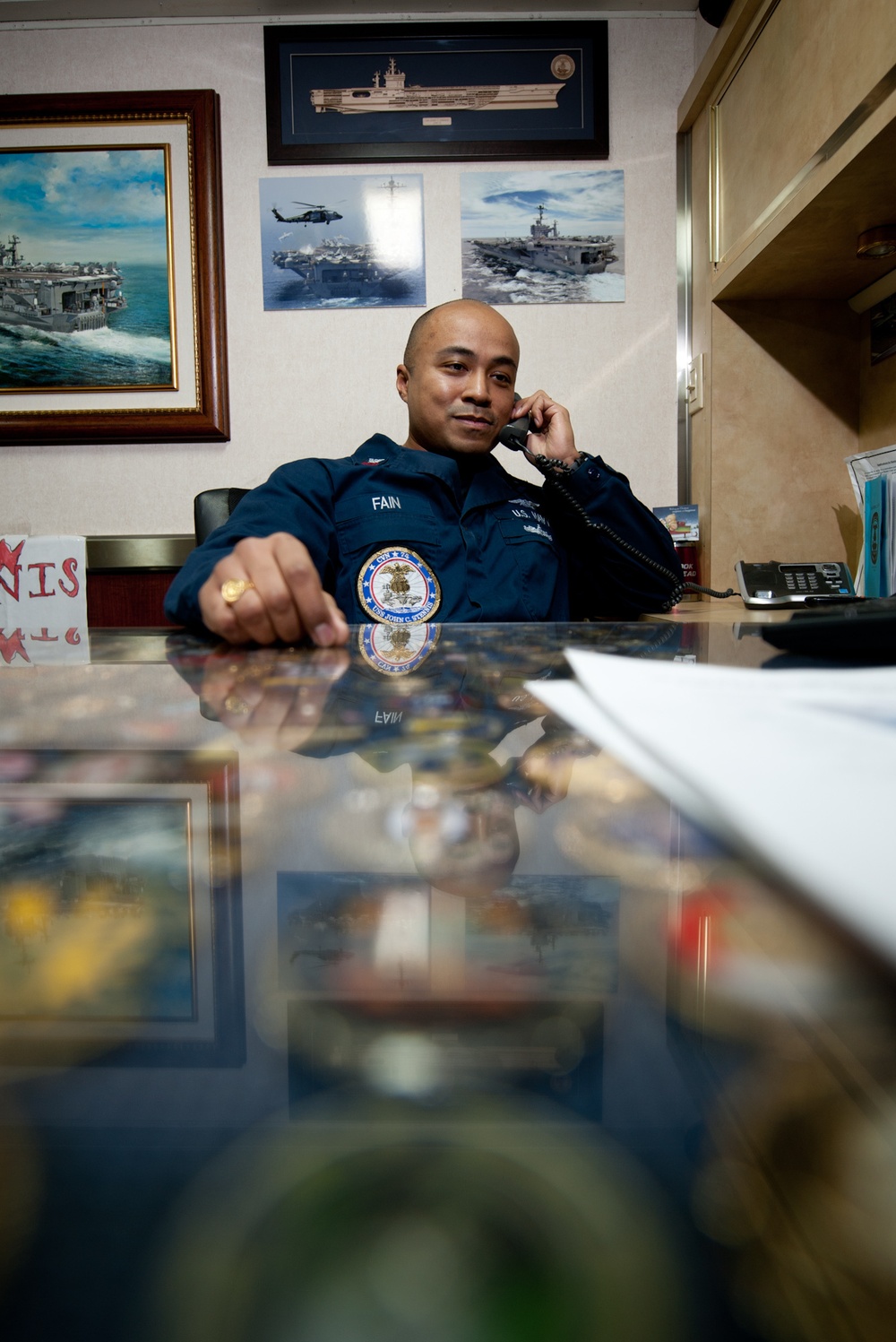 USS John C. Stennis action