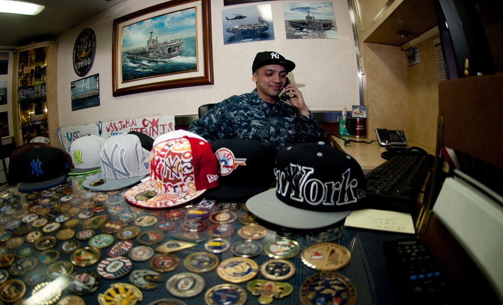 USS John C. Stennis action