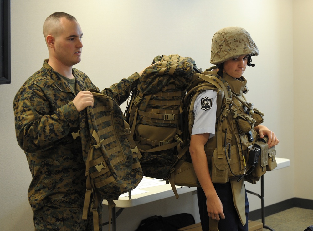 Marine Corps visits Office of Naval Research