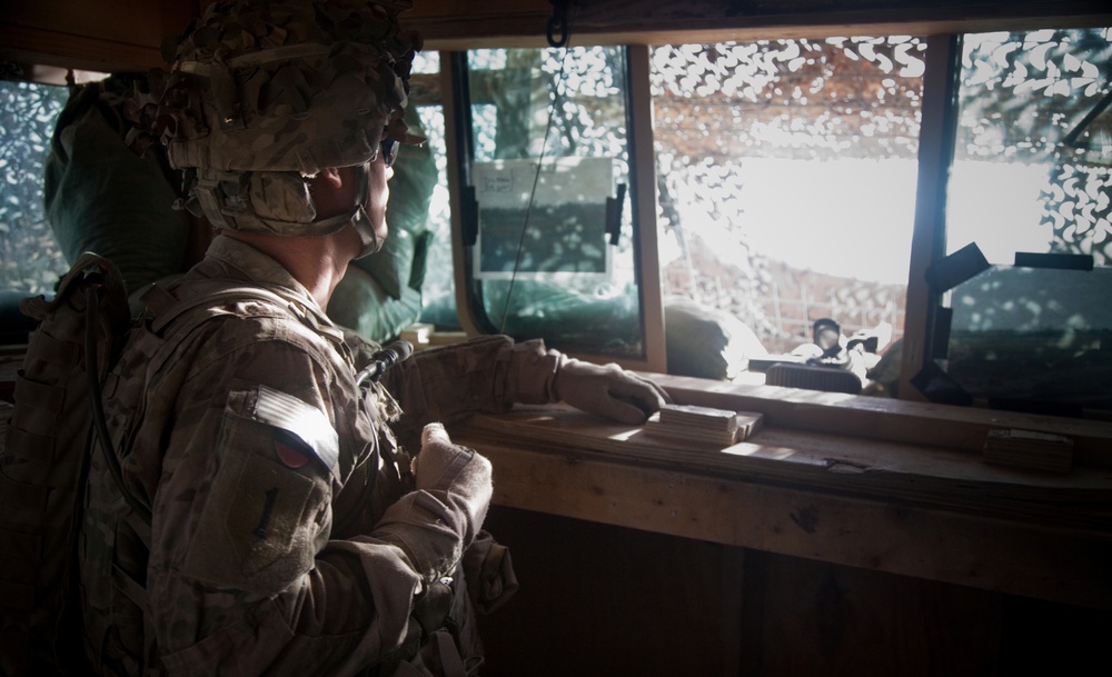 Observation post at Combat Outpost Siah Choy