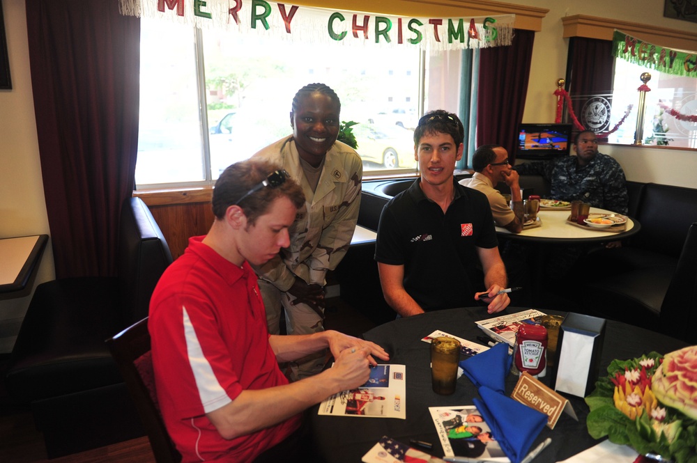 NASCAR racers tour Guantanamo Bay