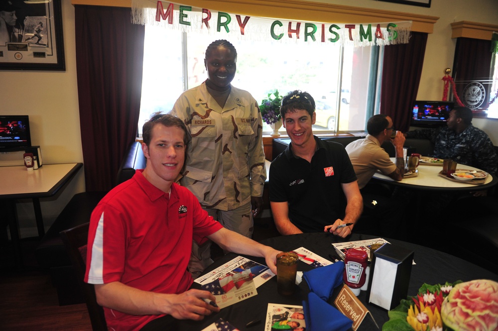 NASCAR racers tour Guantanamo Bay