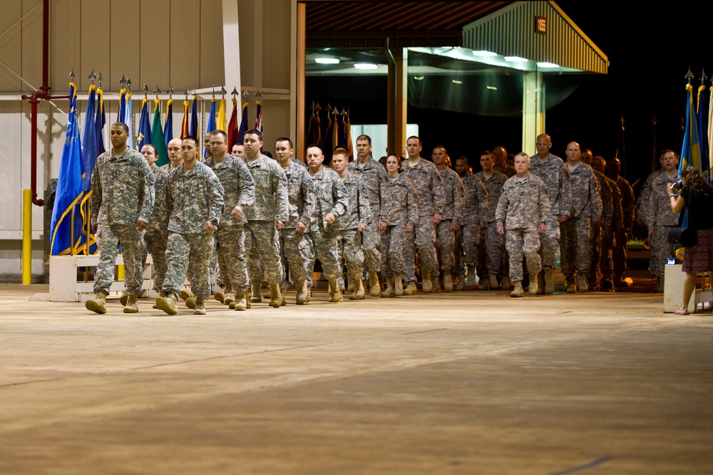 25th ID Headquarters, the last division headquarters under US forces in Iraq returns home